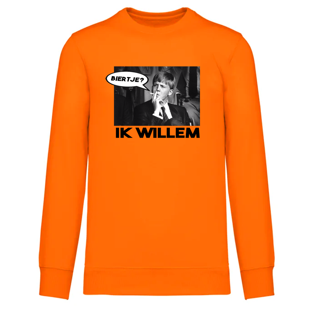 Biertje? Ik willem | Unisex Sweater