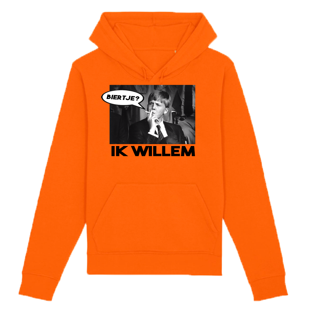 Biertje? Ik wil hem | Unisex Hoodie