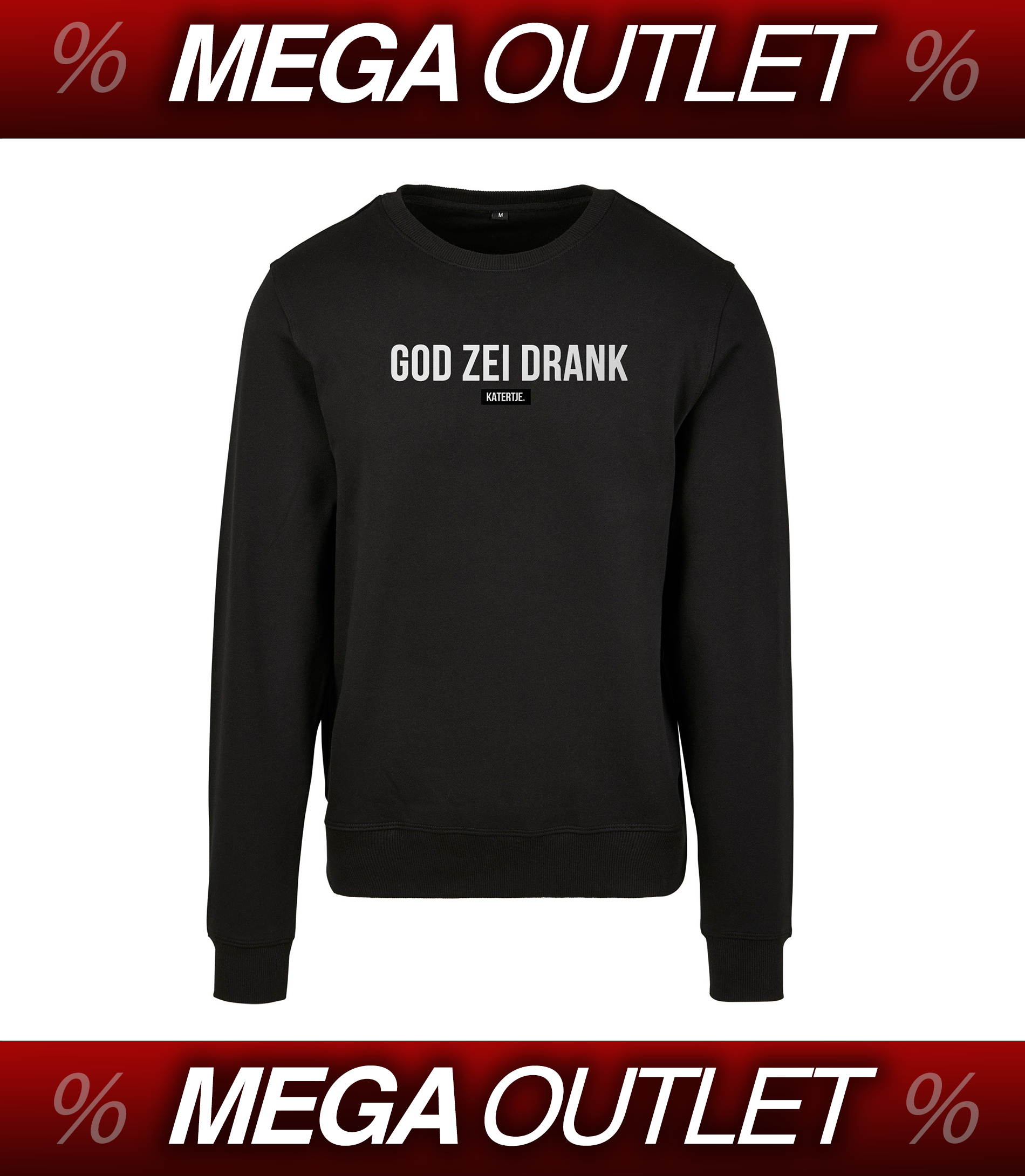 God Zei Drank | Men Sweater | MEGA OUTLET '24