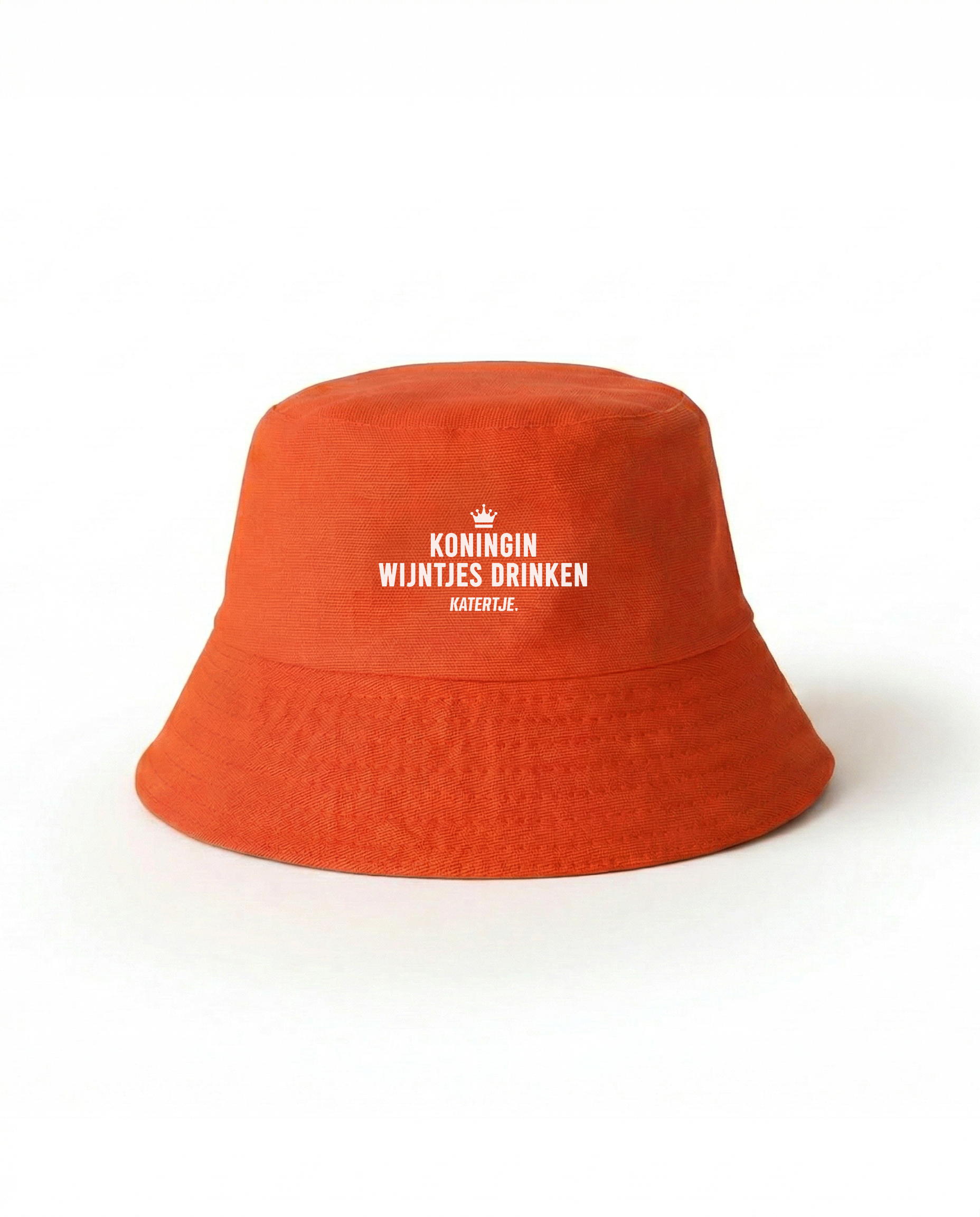 Koningin Wijntjes Drinken | Koningsdag 2026 | Dubbelzijdig Vissershoedje