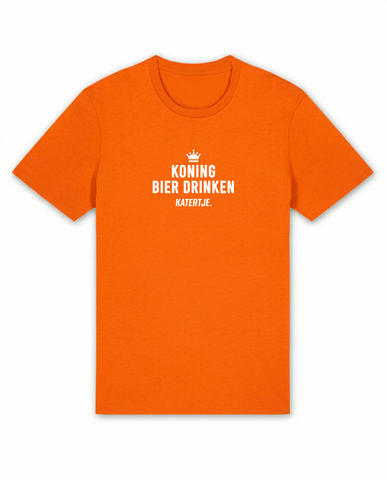 Koning Bier Drinken | Koningsdag 2026 | Unisex T-Shirt