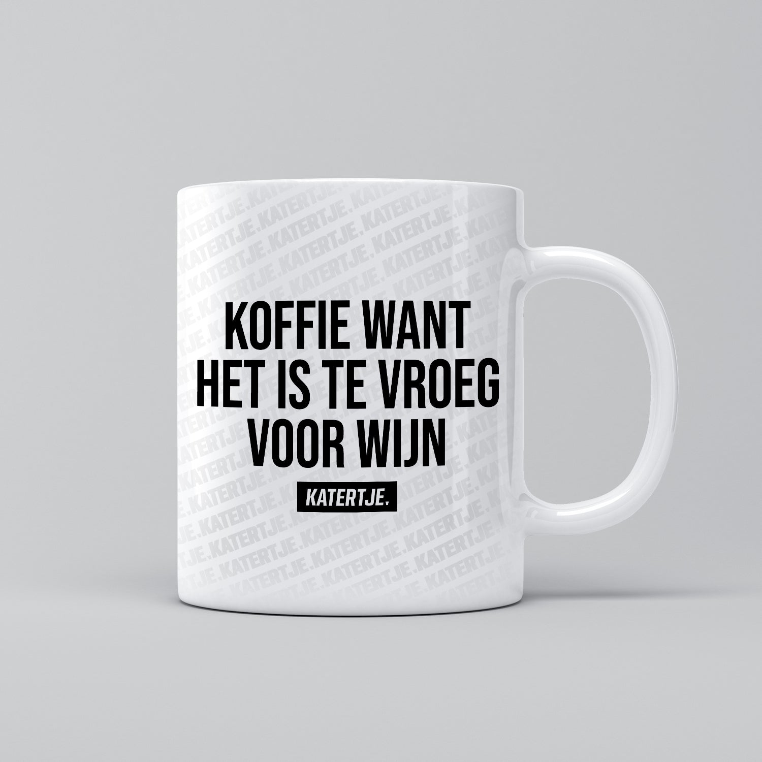 Koffie want het is te vroeg voor wijn | Mok