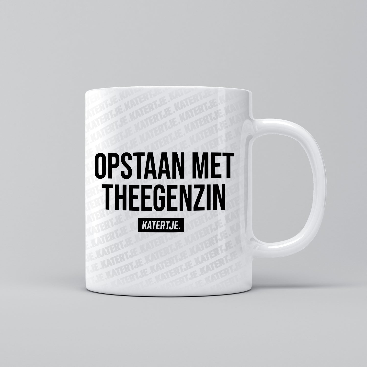 Opstaan met theegenzin. | Mok