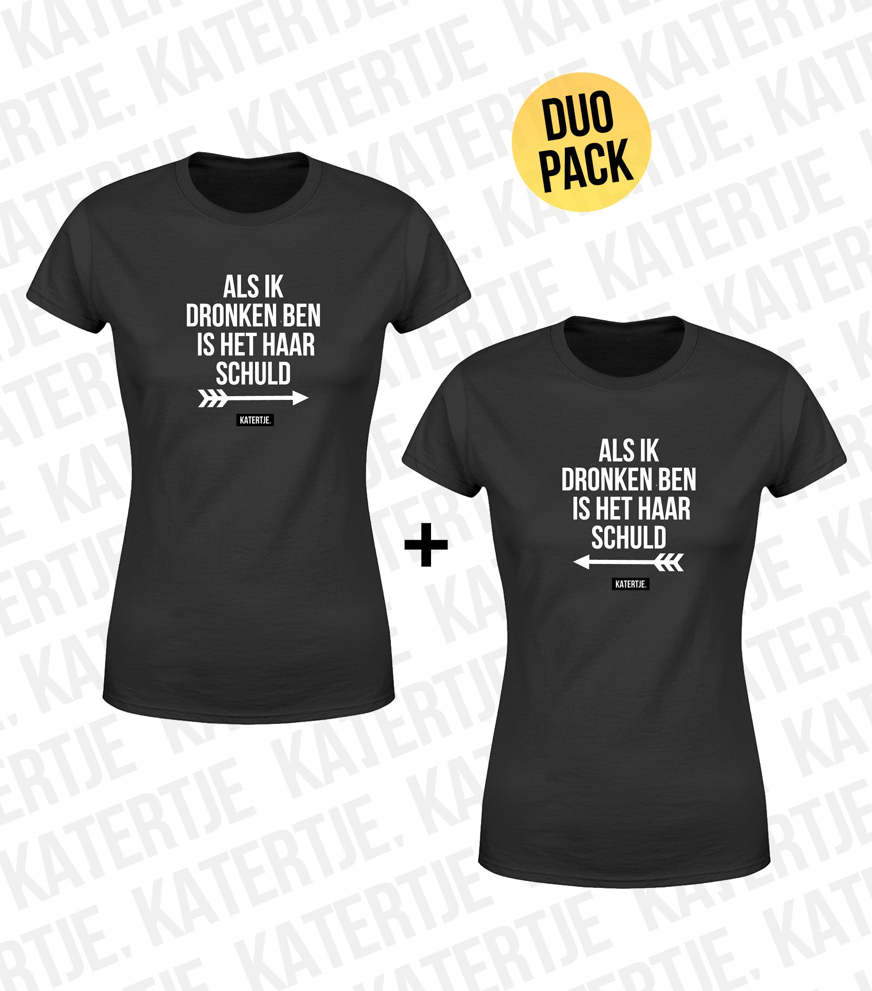 Als ik dronken ben is het haar schuld (2x) | Women tees