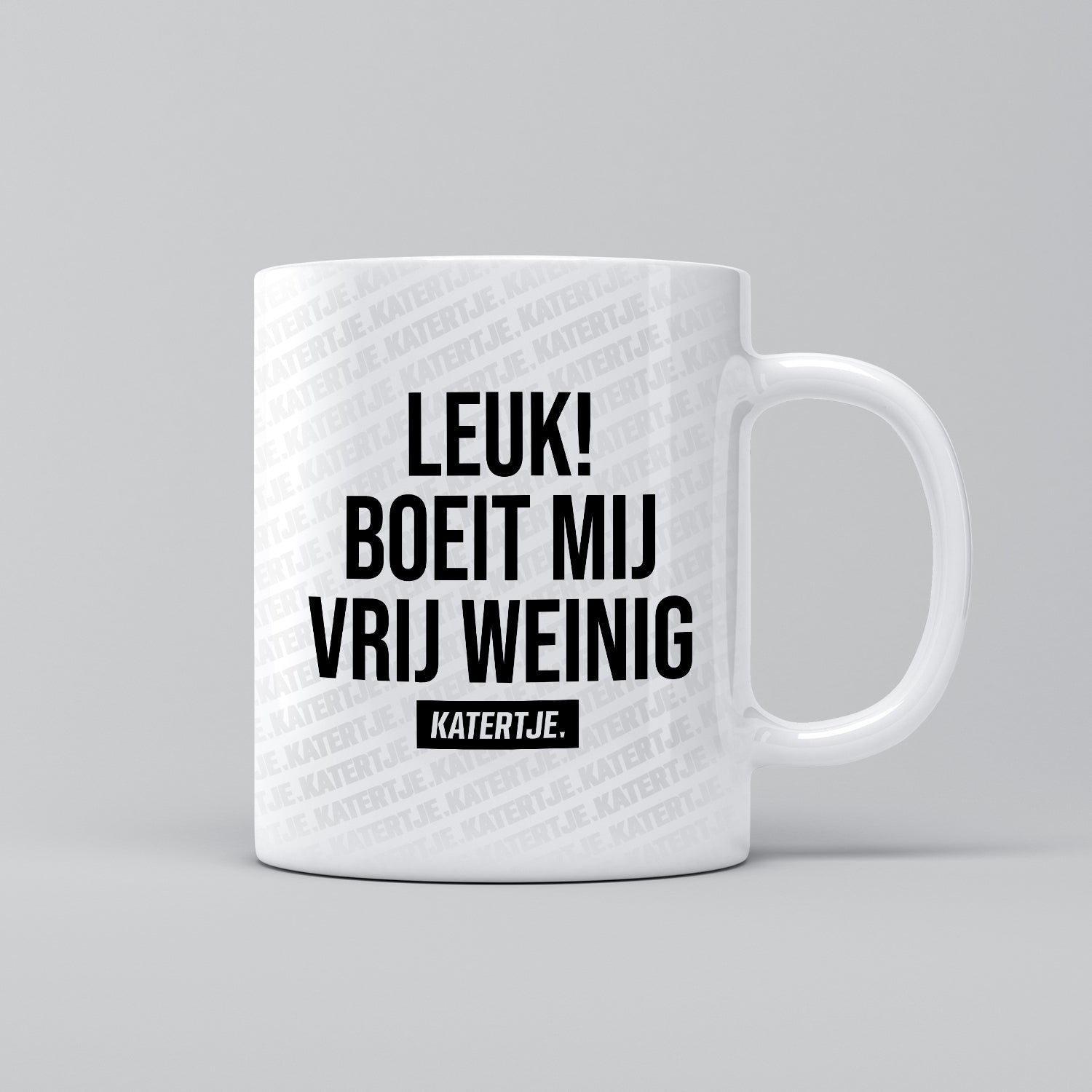 Leuk! Boeit mij vrij weinig | Mok