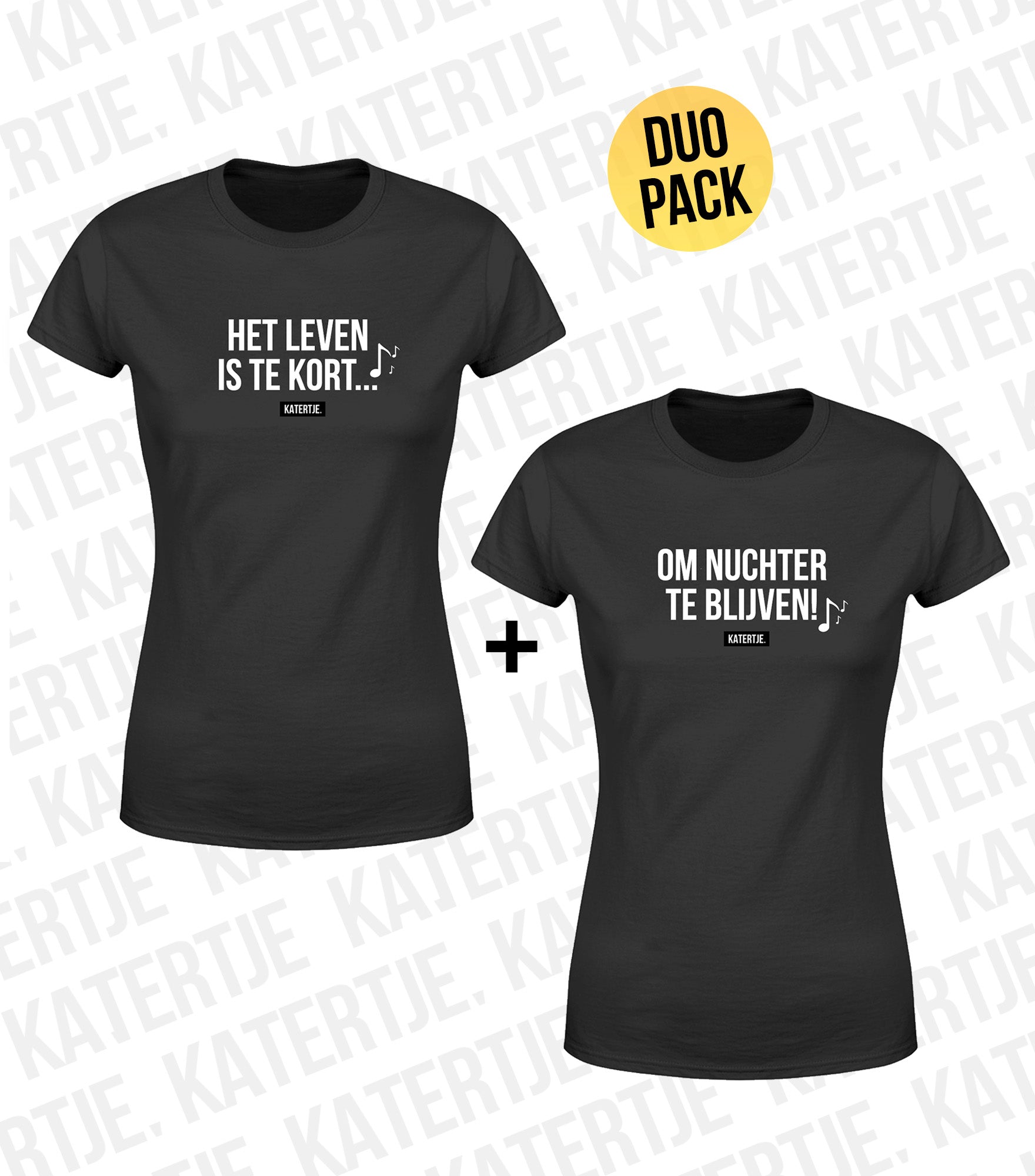 Het leven is te kort... + Om nuchter te blijven! | Women tees