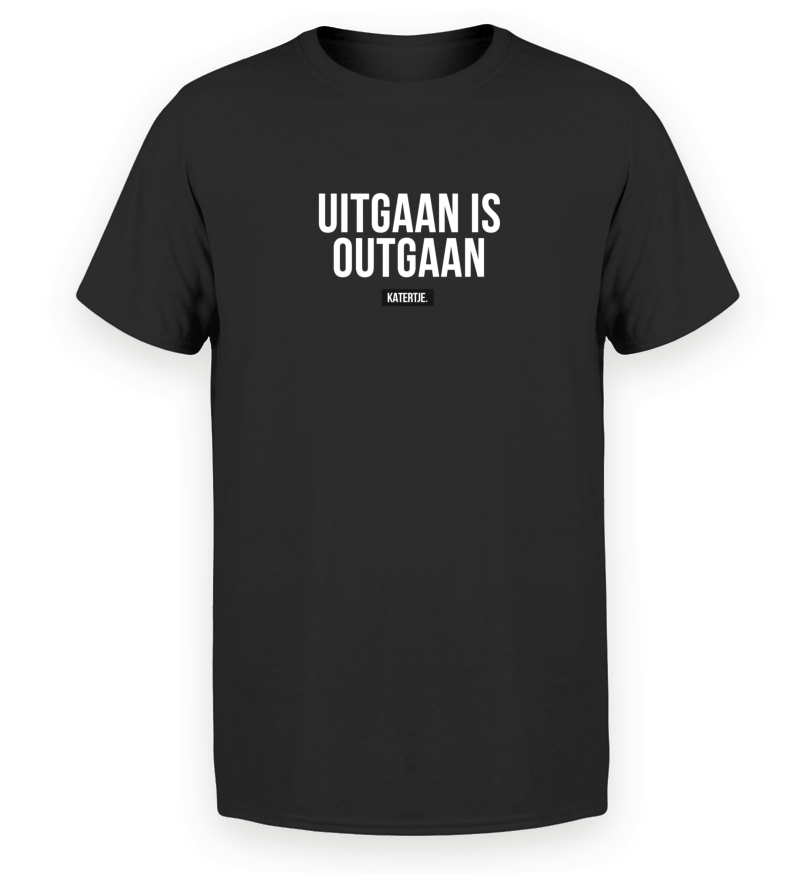 Uitgaan is outgaan Men Premium Organic T-Shirt –