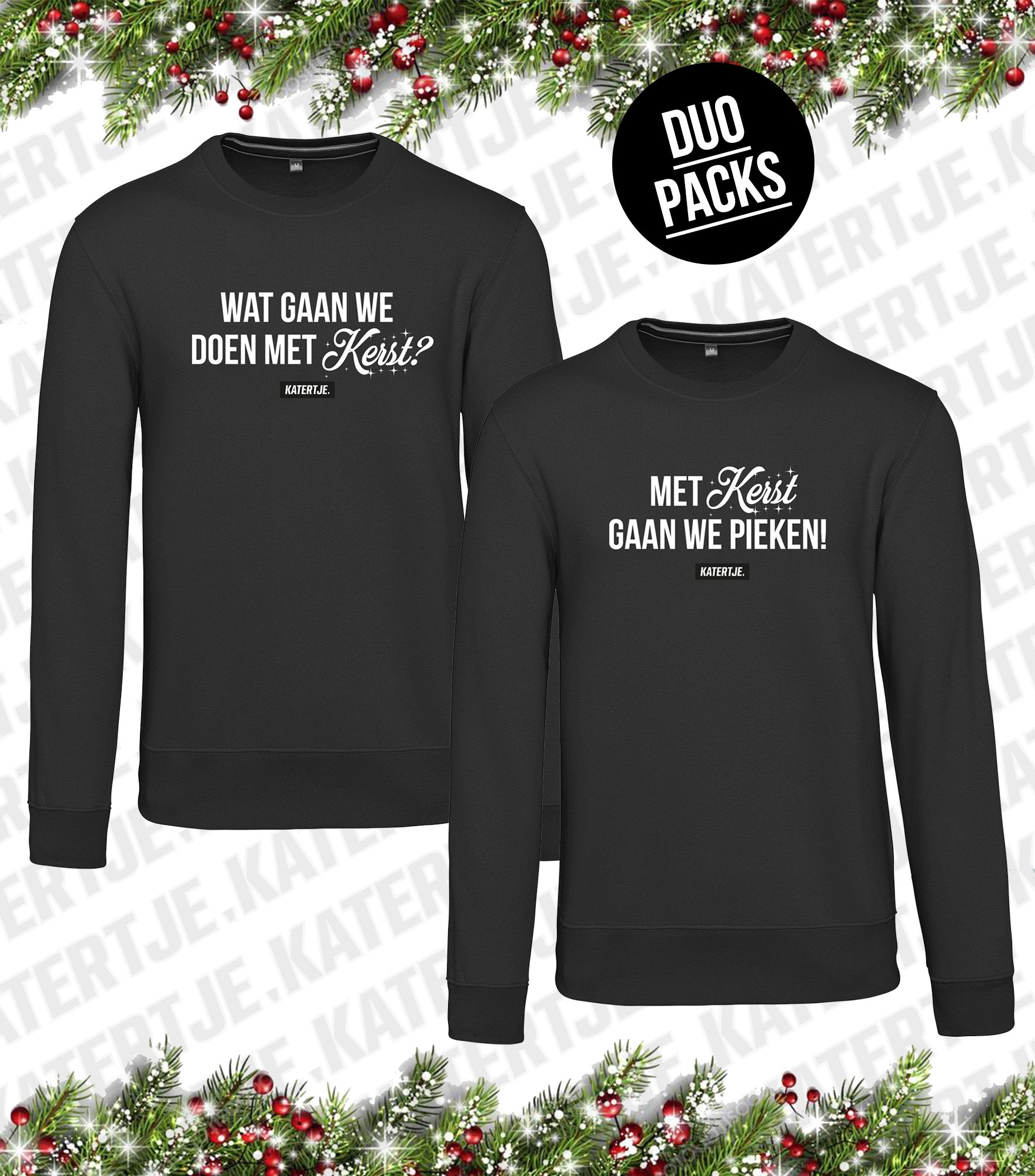 Wat gaan we doen met kerst? Pieken! | Unisex Sweaters