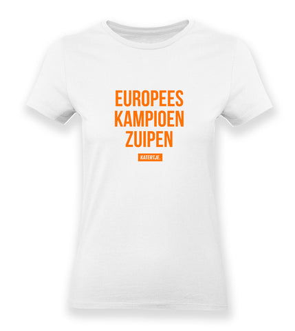 Europees Kampioen Zuipen | Women tee