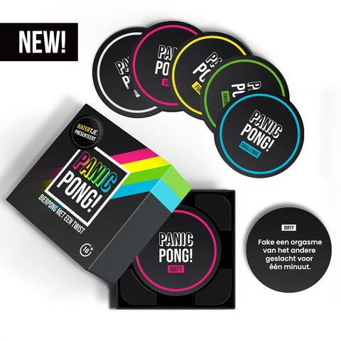 Panic Pong + Cups & Balls - Drankspel (18+)