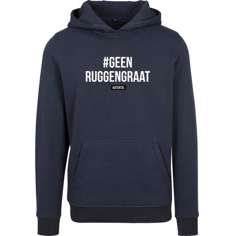 #geenruggengraat | Men hoodie