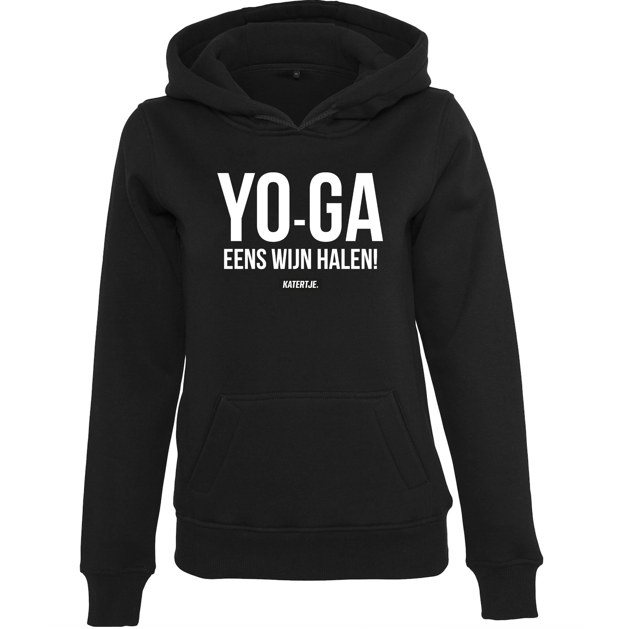 YO-GA eens wijn halen! | Women hoodie