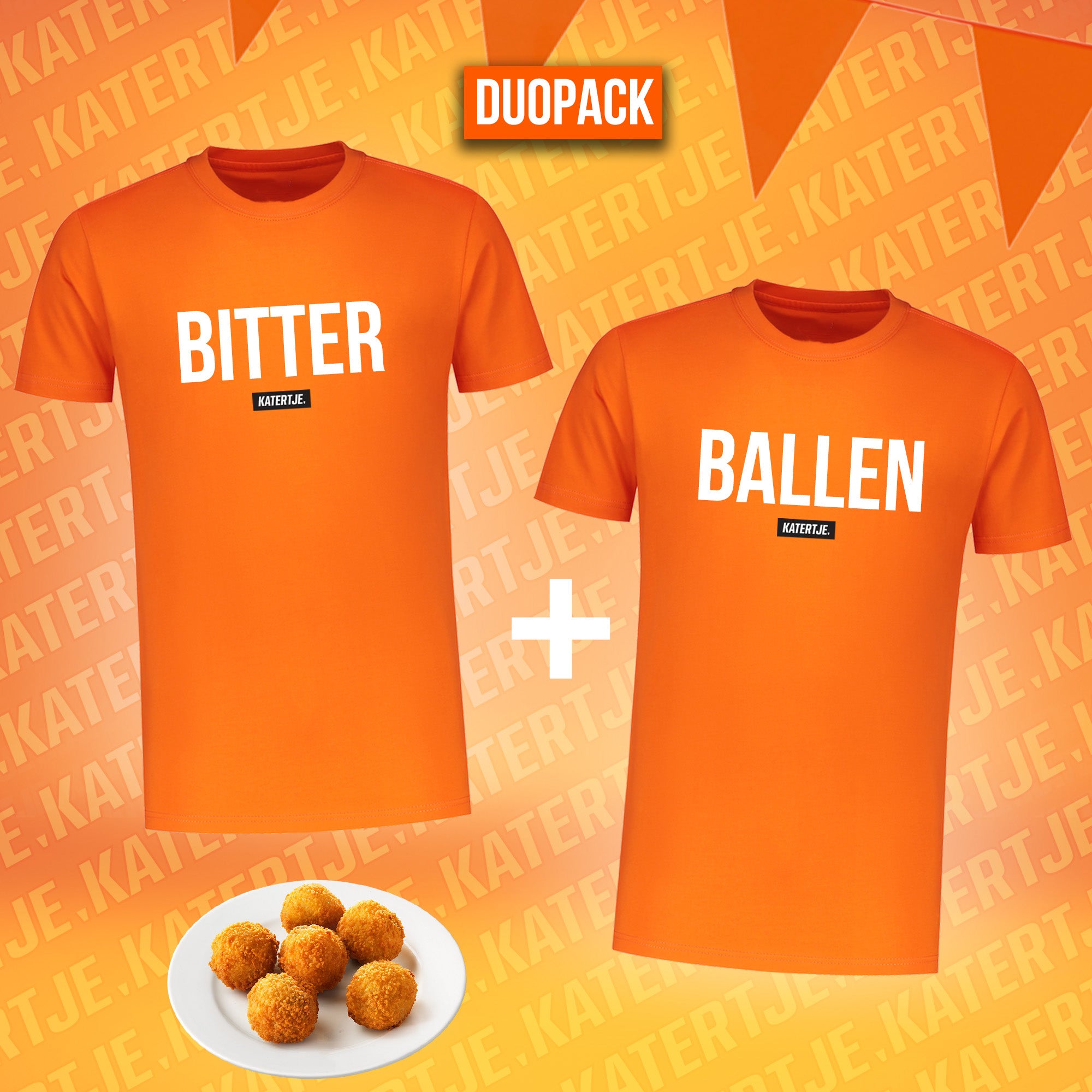 Bitter-ballen duopack | Men tees