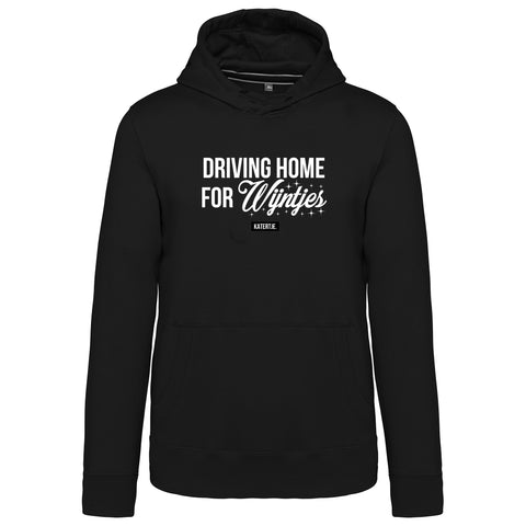 Driving home for wijntjes | Unisex hoodie