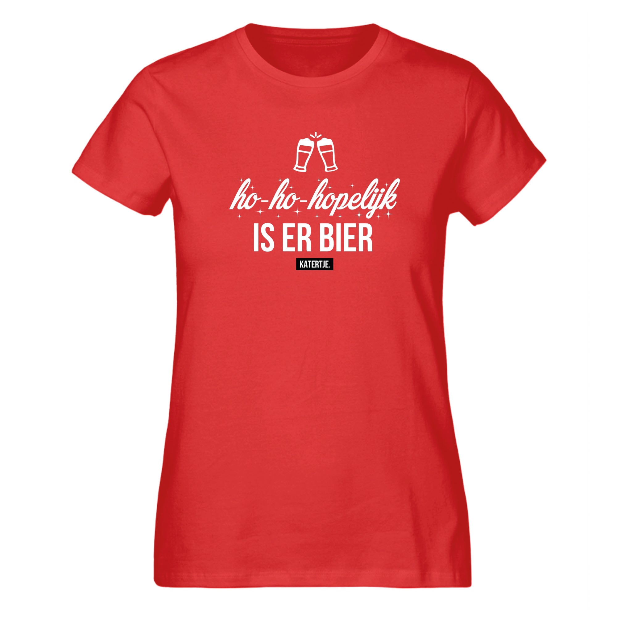 Ho-ho-hopelijk is er bier | Women tee