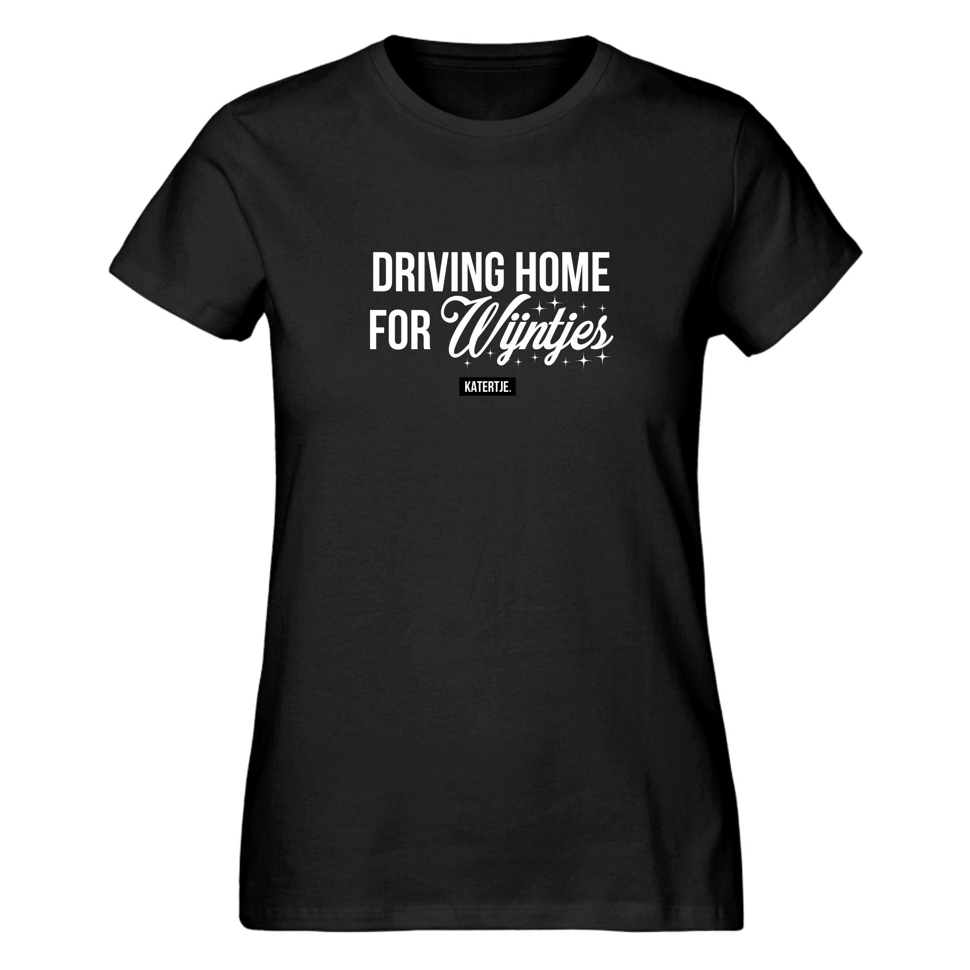 Driving home for wijntjes | Women tee