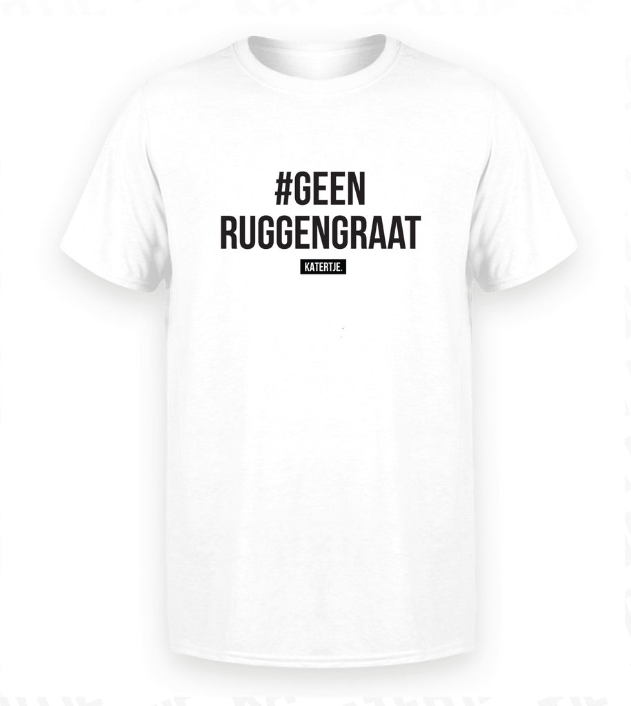 #geenruggengraat | Men tee