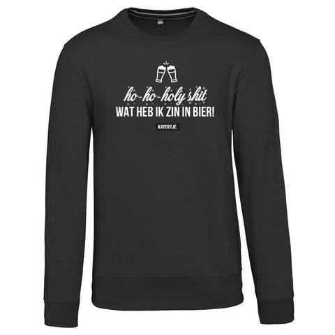 Ho-ho-holy shit, wat heb ik zin in bier! | Unisex Sweater